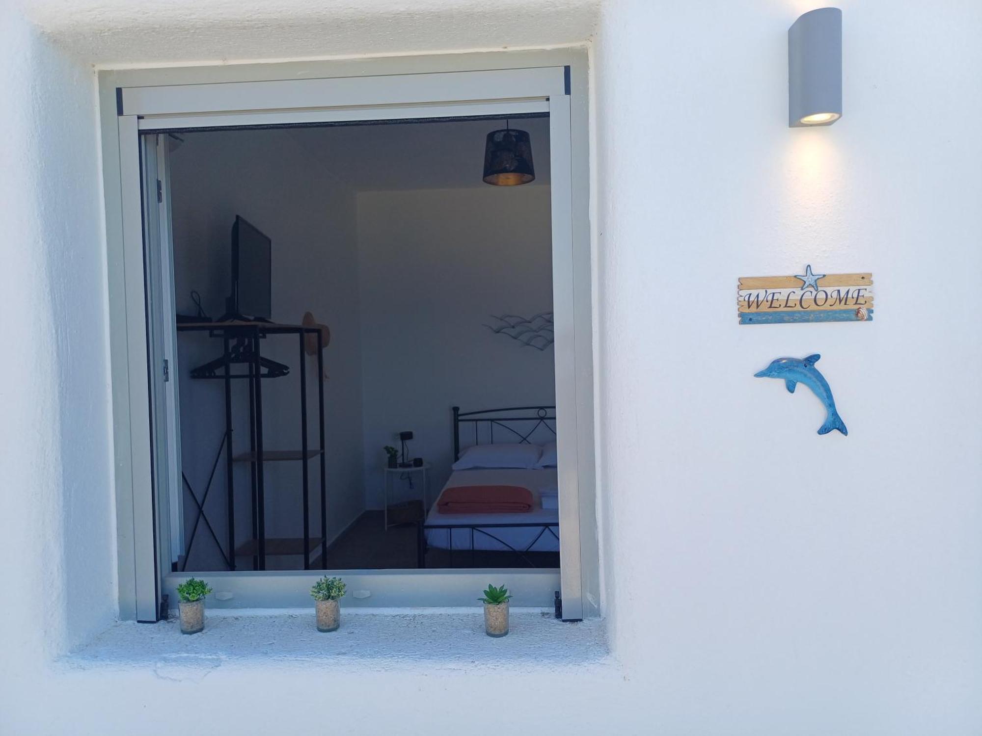 'Nektarios' Cycladic House With Sunrise And Sea View!! Apartman Ía Kültér fotó
